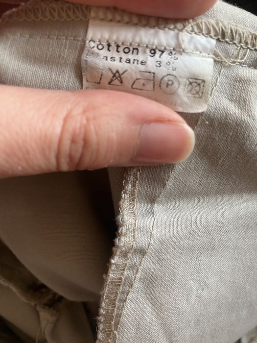 Pantaloni crem bumbac marimea 36