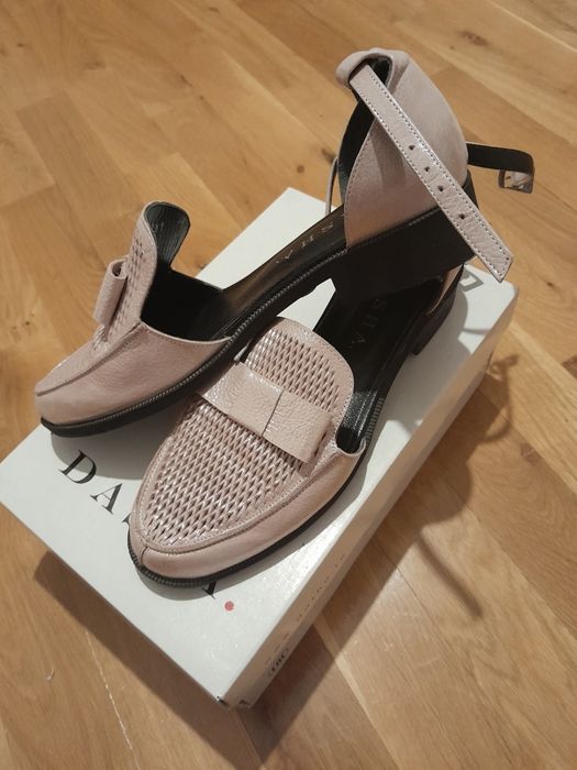 Pantofi Dasha roz,piele naturala 39