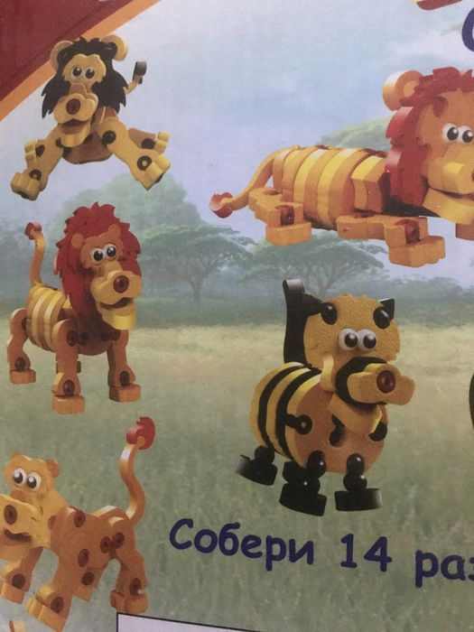 Мягкий конструктор 3D пазл
