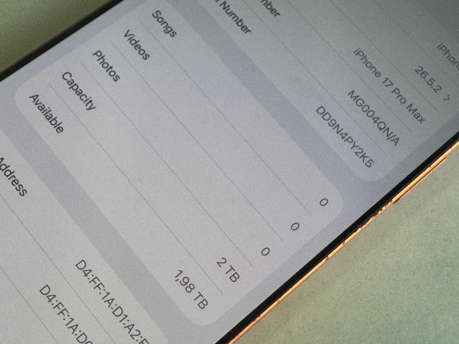 iPhone 17 Pro Max 512gb 97% батерия.Гаранция