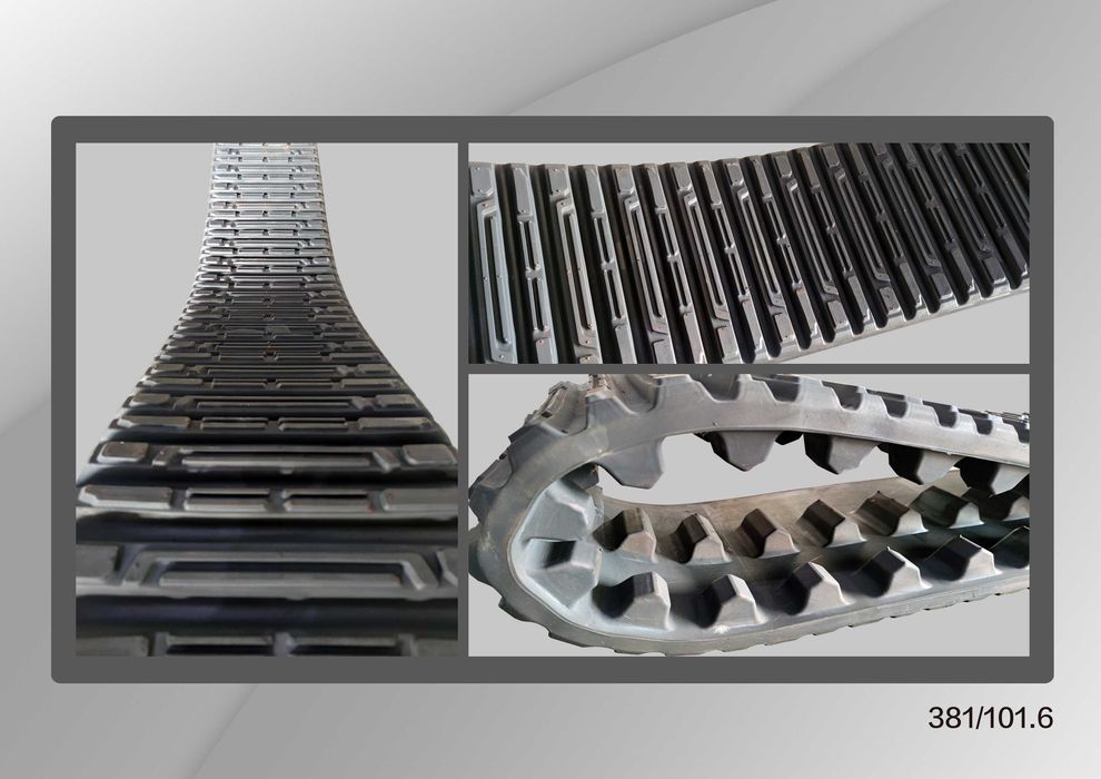 Șenilă  cauciuc  380 x 102 x 42