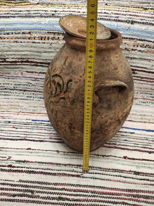 Vase de lut lucrate culori originale