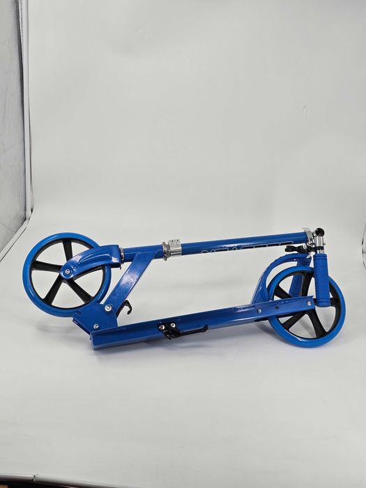 Тротинетка детска сгъваема скутер scooter синьо алуминиева триколка