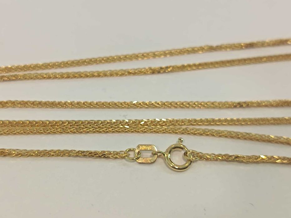(AG41) Lant aur, 14k b6282 Certificat de garantie