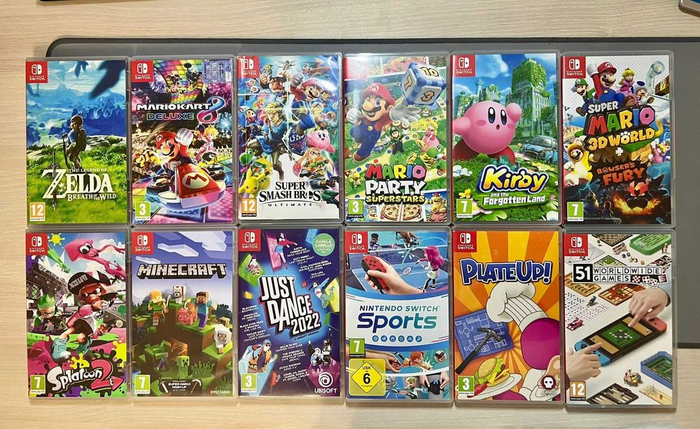 Nintendo Switch OLED+Controller+26 Jocuri+Husa