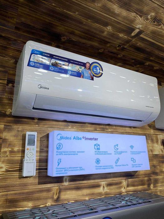 Шоу- рум MIDEA кондиционер ALBA- 12,000 Btu / wi-fi / inverter