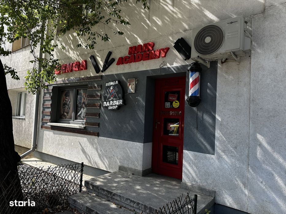 Spatiu Comercial stradal 46 mp, Zona Primaverii, dotat ca barber shop