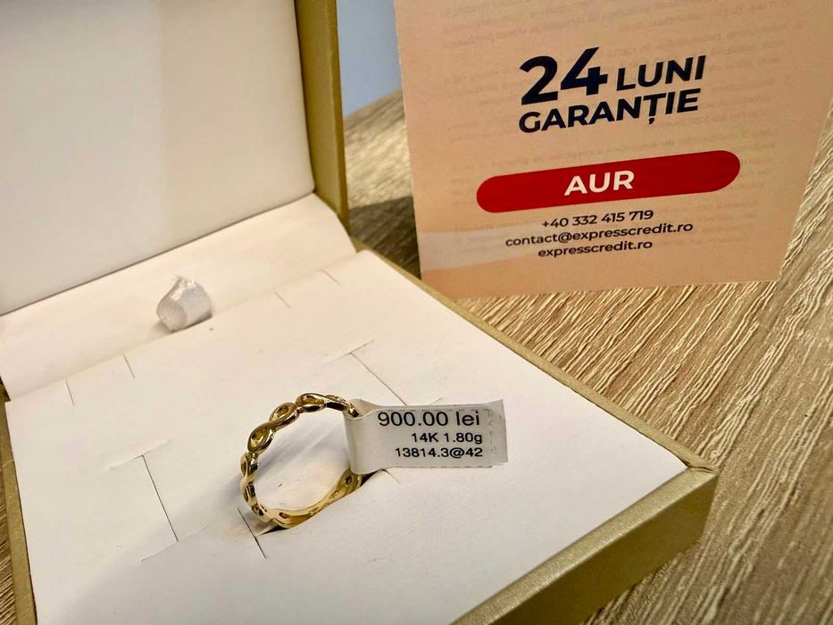 (AG42) Inel aur 14k 1.80g b13814 - Garantie 2 ani!