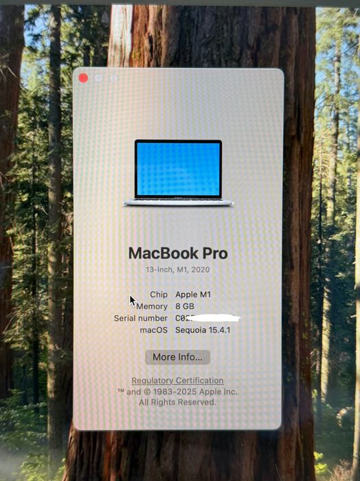 MacBook Pro 13 2020 m1 8gb
