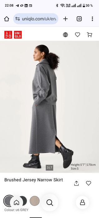 UNIQLO юбка осень-зима