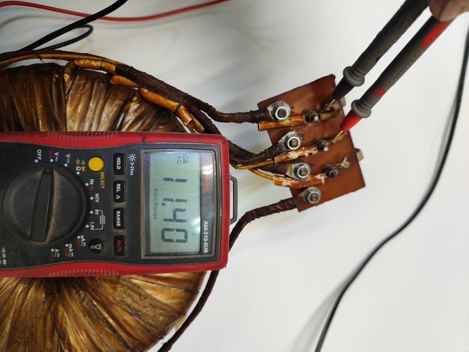 Transformator toroidal industrial 2,5 kVA – 2×46 V / 27 A + 2×12 V aux