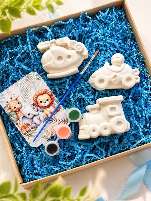 3D раскраска из гипса