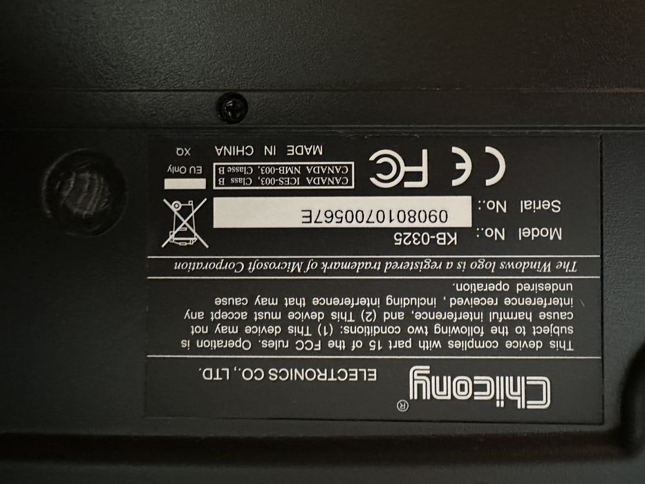 Tastatura pc Chicony PS/2