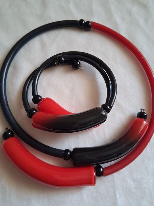 Колье с браслетом