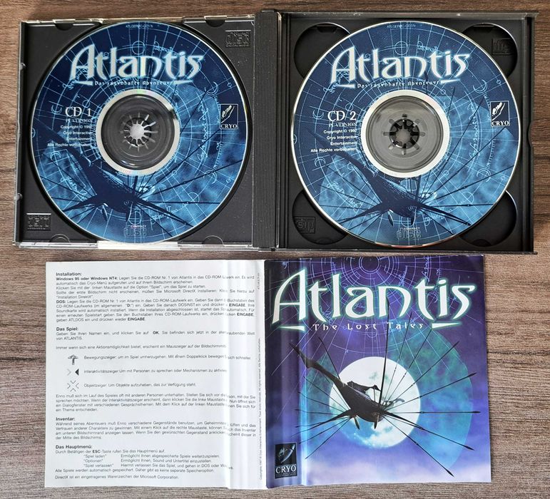 Lot 3 jocuri retro vintage PC (6 CD-uri) - limba germana