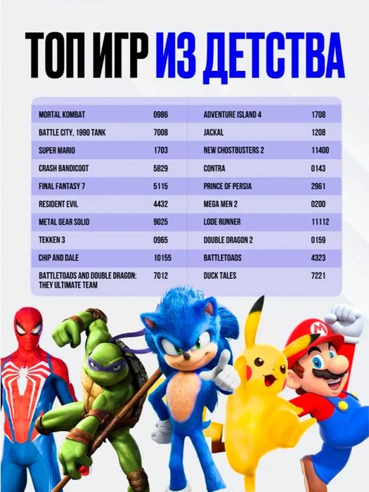 Игровая приставка для телевизора , 20500 ретро игр
