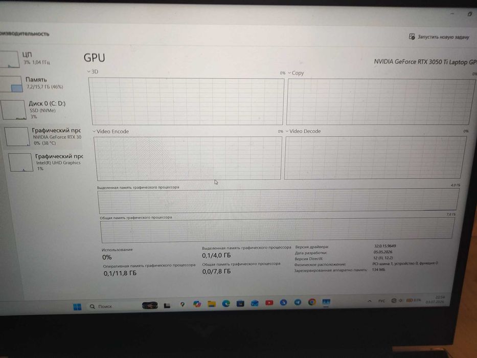 Hp victus 3050ti