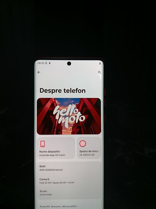 Noble Amanet - Motorola Edge 50 Fusion - 8 GB RAM - 256 Gb