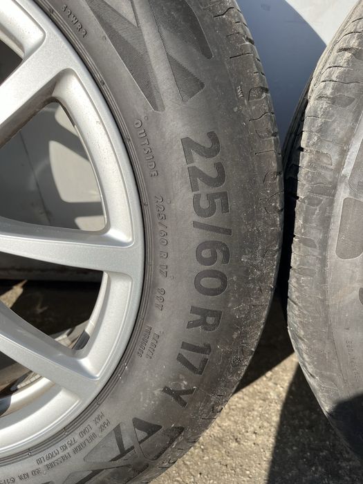 Jante originale Audi A6, si anvelope Continental 225/60/17