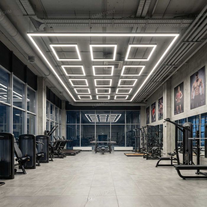 LED yoritish sport zali va fitness uchun / LED освещение для спортзала