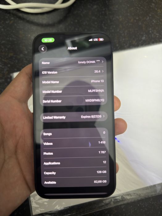 Iphone 13 sotiladi 128gb