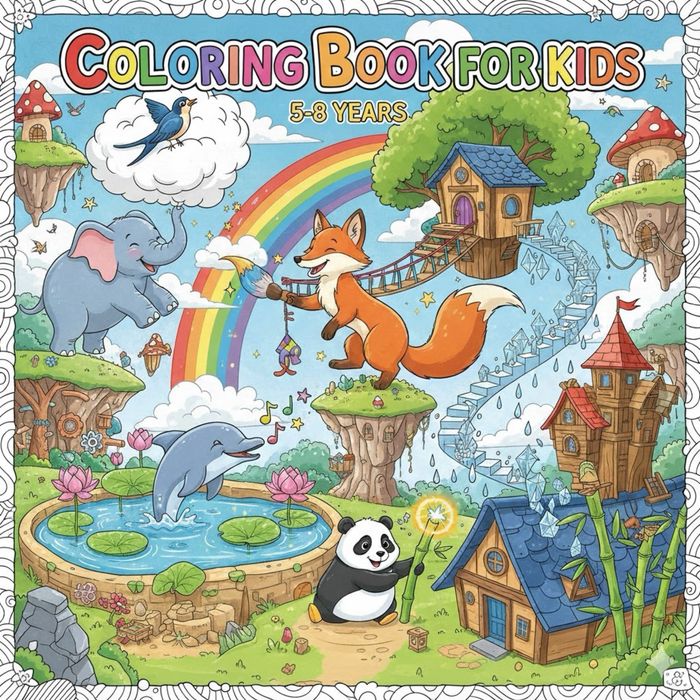 E-book carte de colorat pentru copii