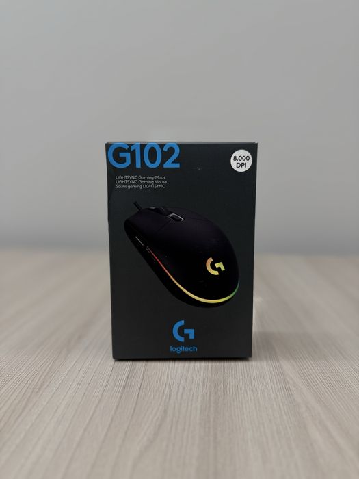 Оригинальный мышь Logitech G102 Lightsync черный