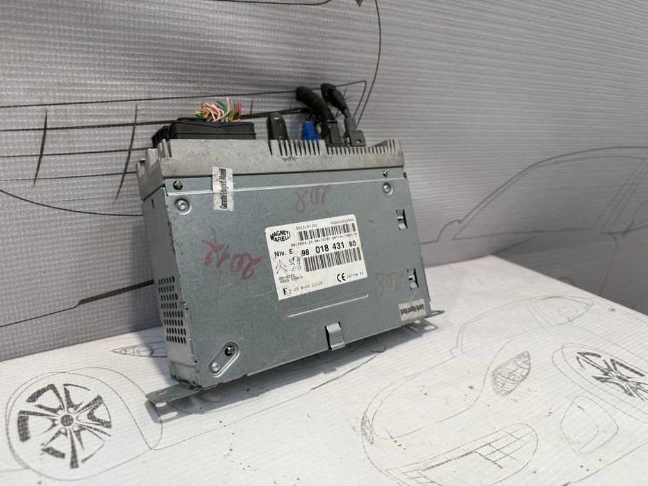 Unitate multimedia / Radio navigație Peugeot 208 I 9801843180 2012 / [2012-2019] / (5C3)