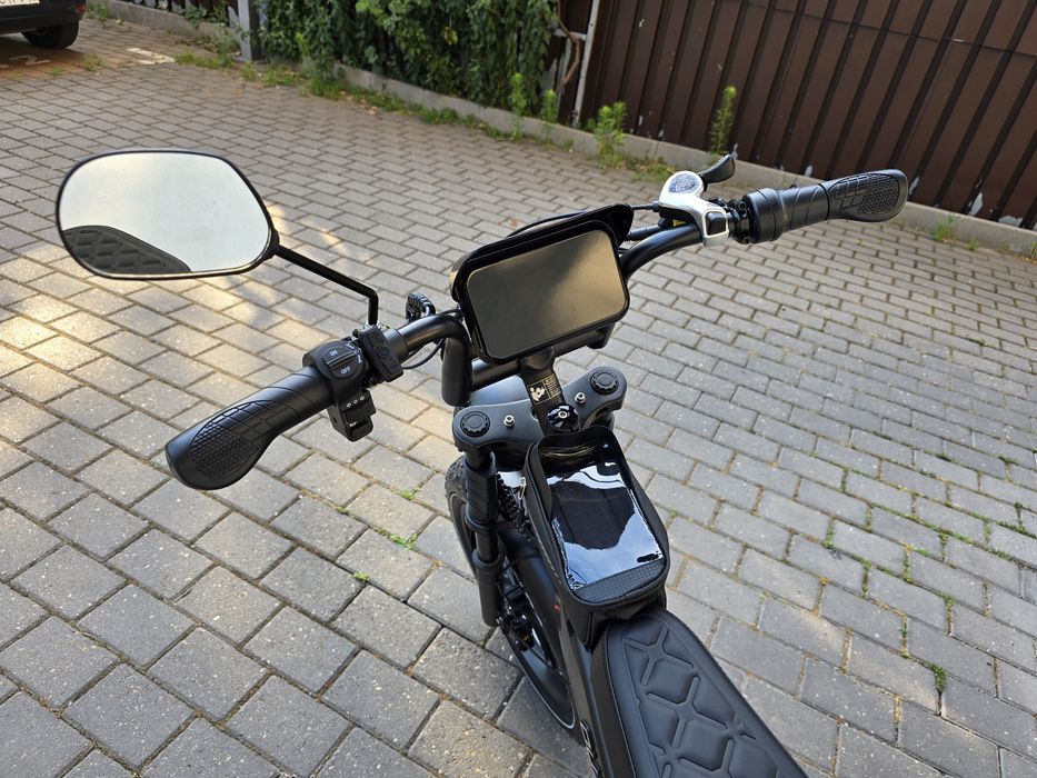 Bicicleta electrica 2 locuri 150km autonomie,casca moto open face