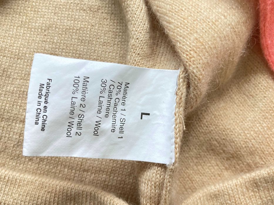 Sonia Rykiel Cashmere Wool женска кашмирена жилетка кашмир и вълна L