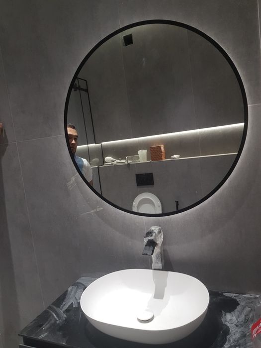 Парящая зеркала с LED подсветкой!