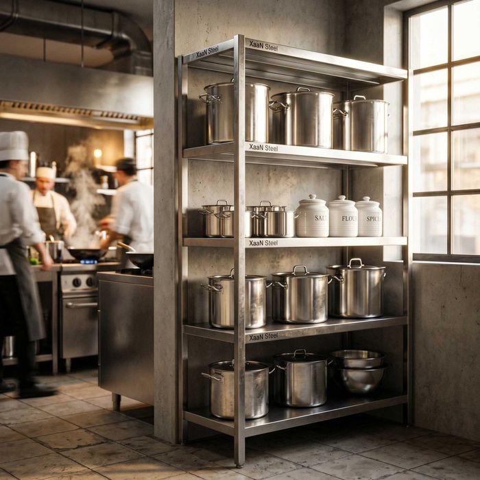 XaaN Steel: Stellaj Nerjaveyka / Стеллаж из нержавейки (усиленный)