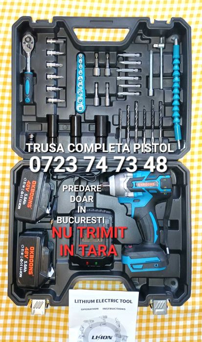 Aparat desfacut prezoane pistol impact service auto Nou cu trusa