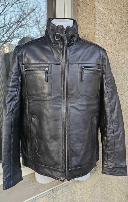 Мъжко кожено яке от естествена кожа - размер L