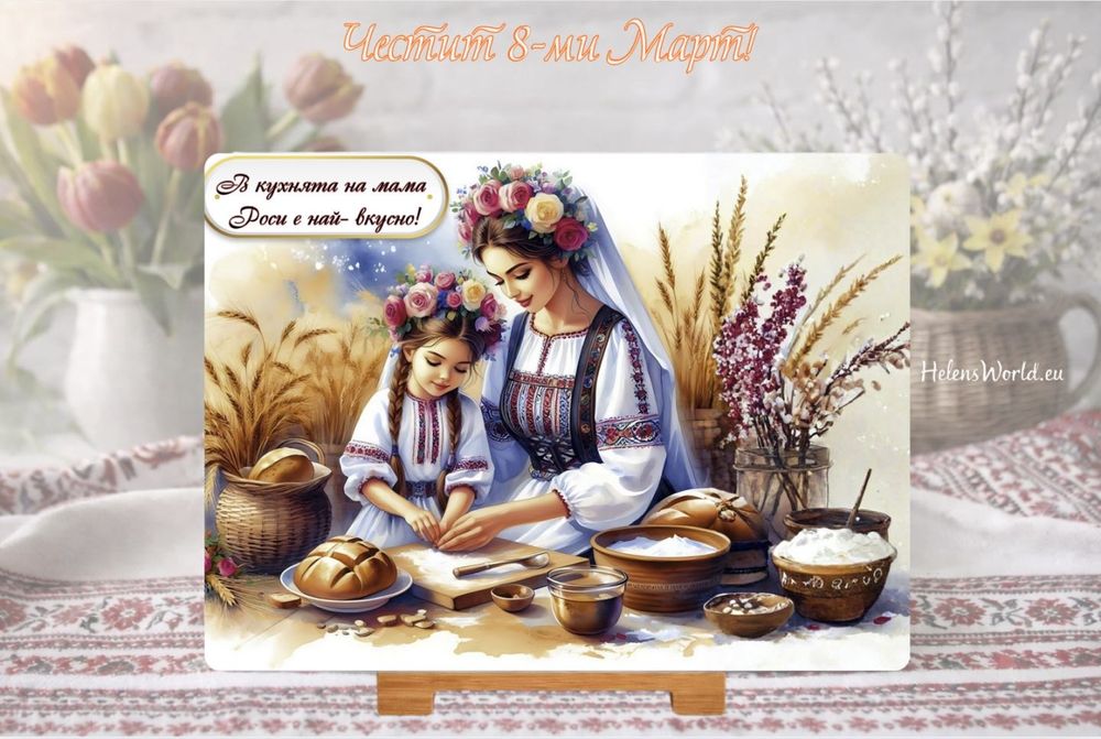 Персонализирана Стъклена дъска за рязане в кухнята