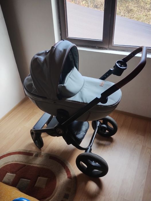 Cărucior bebeluș krausman 3in1 Topaz lux gri