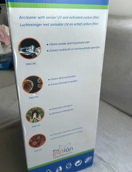Purificator aer Progenion PR 135UV ionizare UV filtru carbon