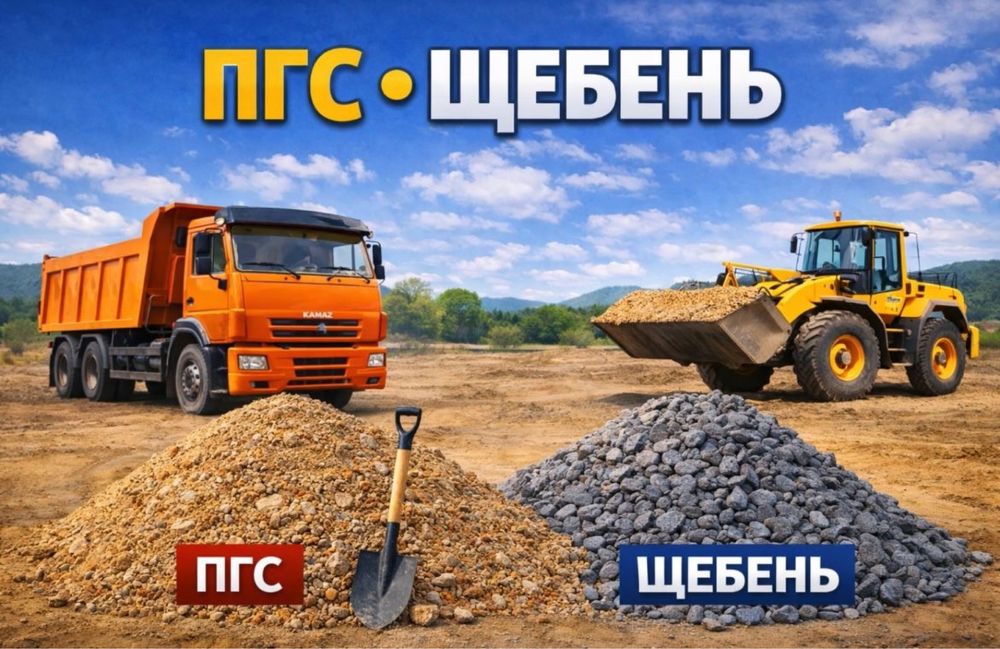 Доставка Щебень ПГС