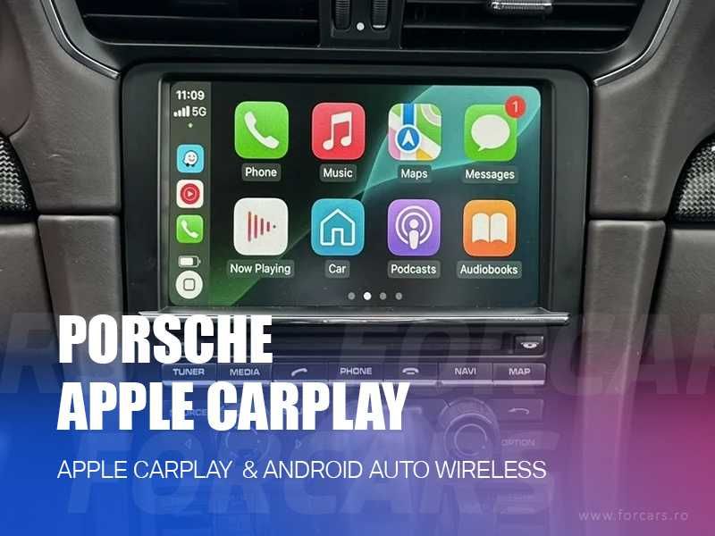 Apple CarPlay Android Auto Wireless Porsche Cayenne Panamera Macan