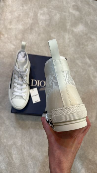 Adidasi Dior B23 Converse High Albi