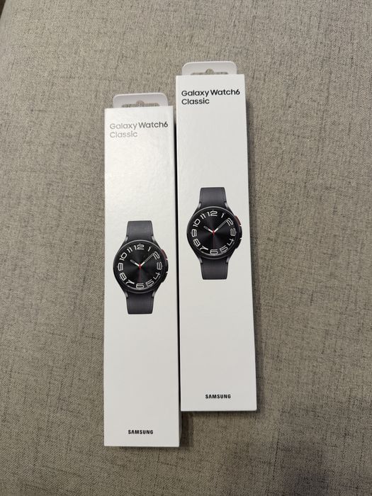 Samsung Galaxy Watch 6 Classic, 43mm LTE, black, NOU, sigilat! Cu factura/garantie 2 ani.