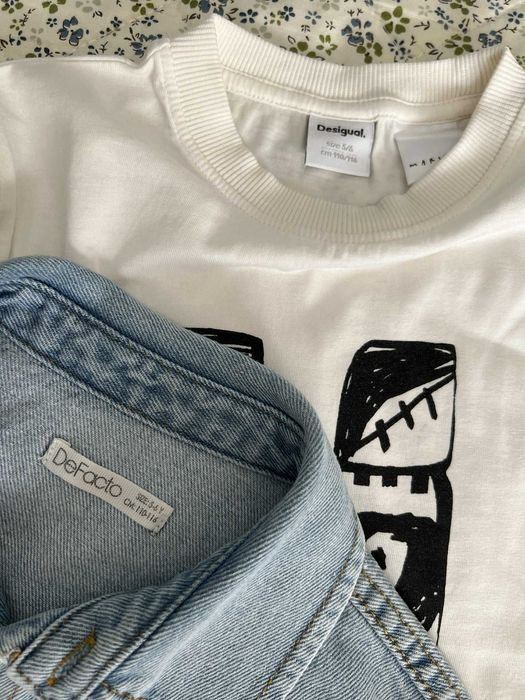 Тениска Desigual и дънкова риза DeFacto, №110-116