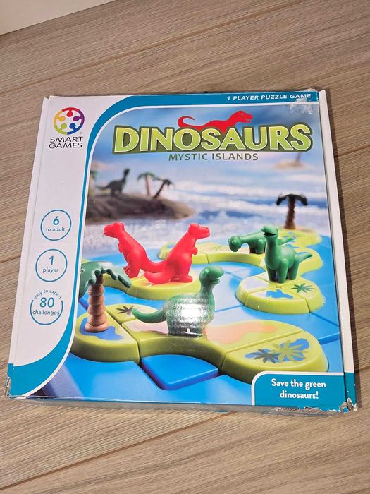 Детска логическа игра Smart Games - Мистичните динозавърски острови