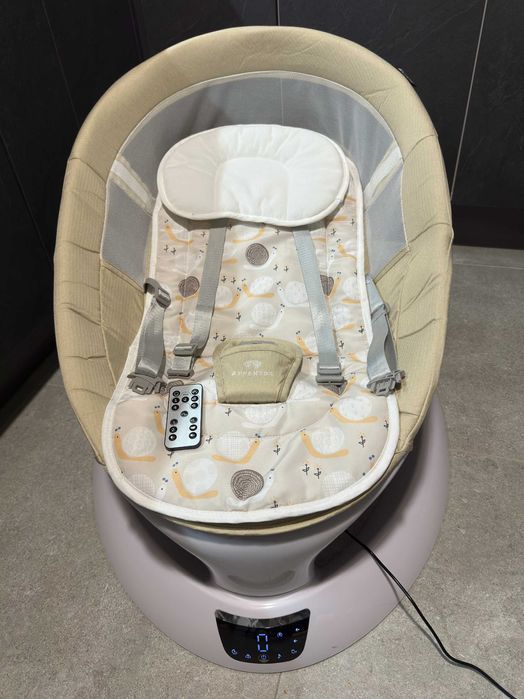 Leagan electric bebelusi Appekids Evoque, Bubble Beige