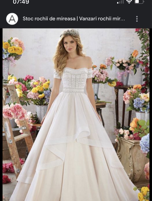 Rochie mireasa albă