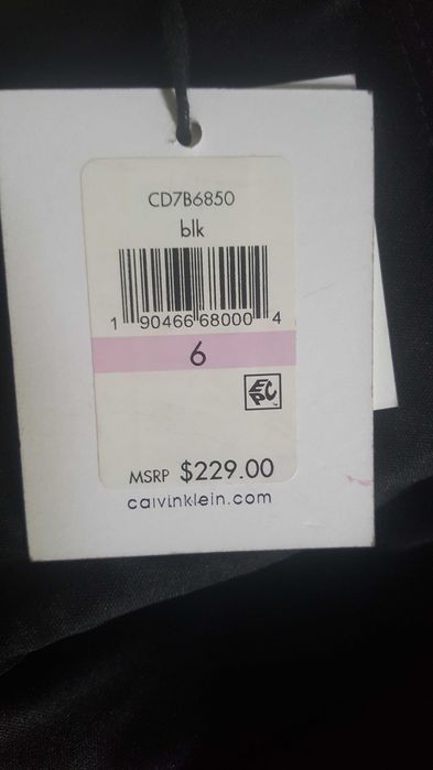 CALVIN KLEIN вечернее платье из США