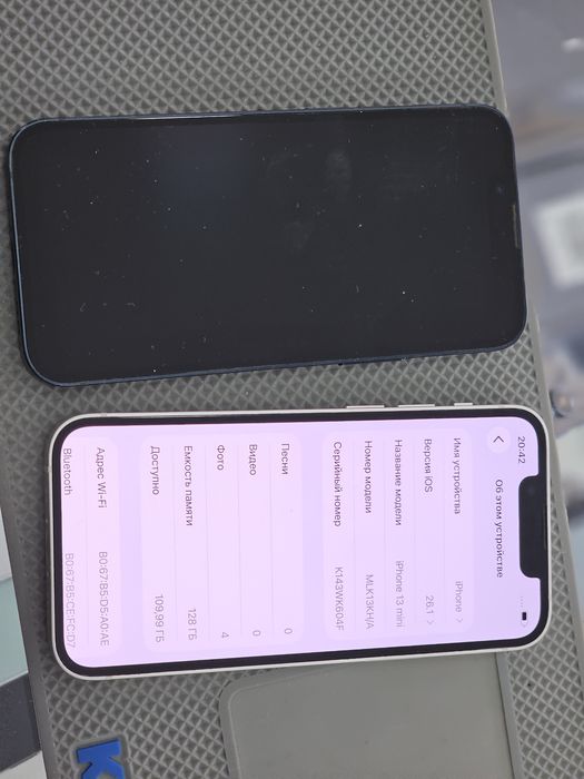 iPhone 13mini  midnight 85% Batareya.