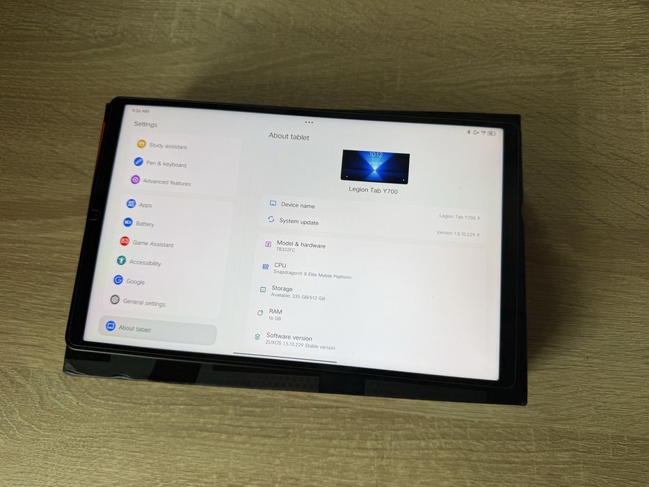 Lenovo Legion Y700 Gen 4 16GB RAM / 512GB / Snapdragon Elite – Като нов