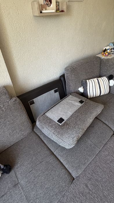 Немски диван 4 места ,лежанка и функция сън