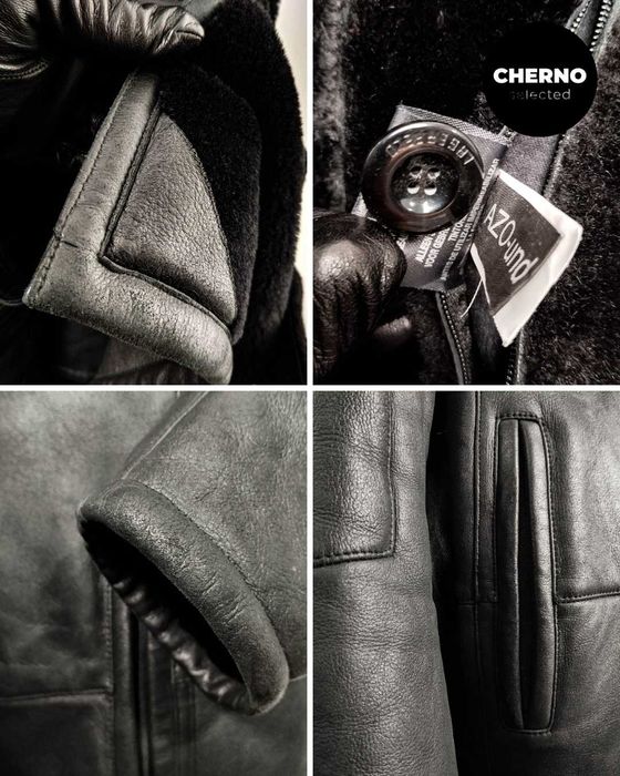 Мъжко кожено палто / кожух LAGERFELD Men’s Shearling Coat – XXL•XXXL